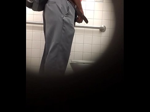 best of Jacking urinal peeing public
