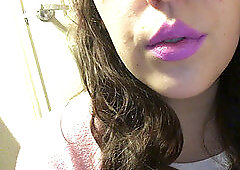 Baby D. reccomend sultry smoking goddess seductively blue lipstick